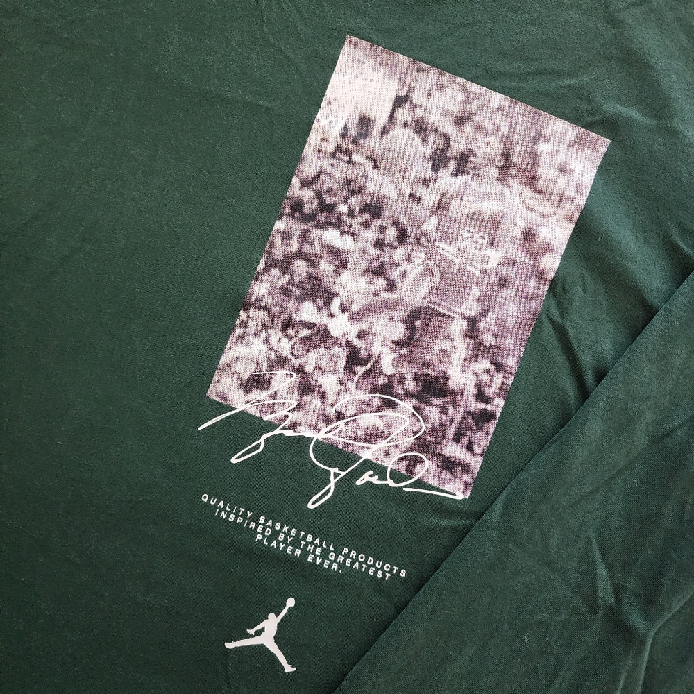 Nike Air Jordan L/S T-Shirt, Men's Size XL, EUC - Noble Green - Picture 10 of 12